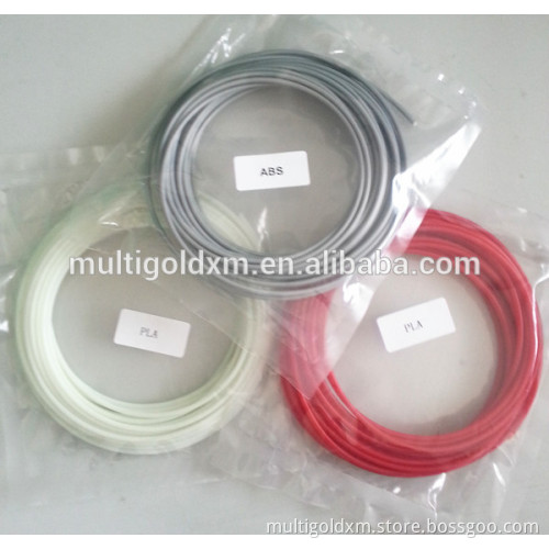 2015 Hottest 3D Printer Filament ABS PLA HIPS PA PVA WOOD Flexible Filament
